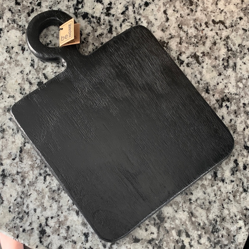 Black Mango Wood Mini Board Square